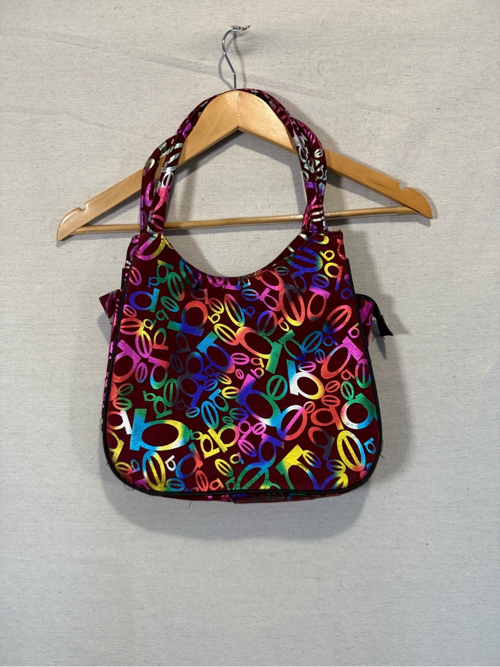 Y2K Aop Bebe Purse Multicolor Clubwear Zipup Women’s Bebe Purse